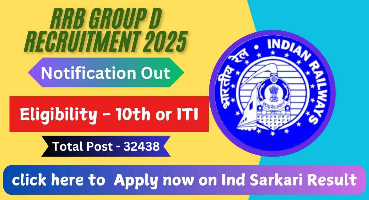 RRB Group D Recruitment 2025